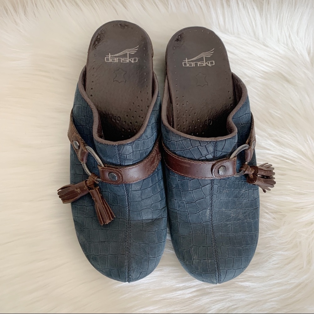 Dansko Shandi Clogs Navy